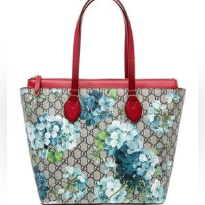Gucci Blooms Floral Canvas Tote Bag